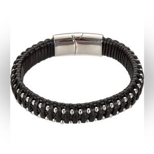 ❌ SOLD ❌ Unisex bracelet braided leather
